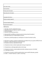 Konspekts 'P. Faber, S. Montero-Martínez - Terminology - glossary', 6.