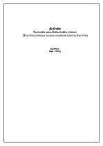 Referāts 'Minoritātes jēdziena izpratne mūsdienās Latvijas Republikā', 1.