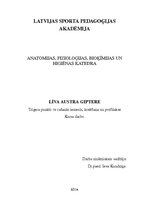 Referāts 'Trigera punkti, to rašanās iemesli, profilakse, ārstēšana', 1.