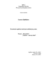 Konspekts 'Pirmsskolas izglītības skolotāja kvalifikācijas prakse', 1.