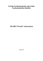 Referāts 'SIA "Prestižs" raksturojums', 2.