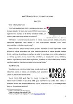 Referāts 'Kultūrpolitika Kultūras ministrijas nozarē "Filmu māksla"', 6.