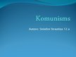 Prezentācija 'Komunisms', 1.