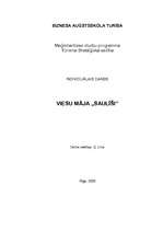 Referāts 'Viesu māja "Saulīši”', 1.