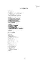 Diplomdarbs 'Analysis of Lyrics by Beyonce. Eventual Translation into Latvian', 45.