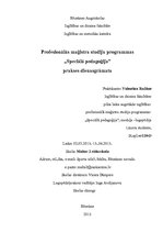 Prakses atskaite 'Maģistra prakse', 1.