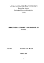 Referāts 'Personāla atlase un tās veidi organizācijā', 1.