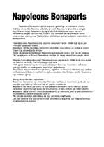 Eseja 'Napoleons Bonaparts ', 1.