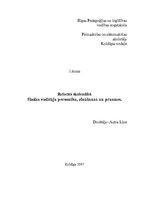 Referāts 'Skolas vadītāja personība, zināšanas un prasmes', 1.