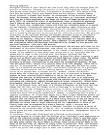 Eseja 'Defining Humaness', 1.