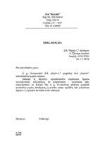 Paraugs 'Lietišķie dokumenti - pasūtījums, piedāvājums, reklamācija, atbilde uz reklamāci', 1.