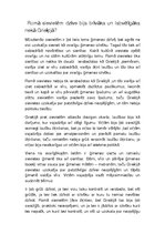 Eseja 'Vai Romā sievietēm dzīve bija brīvāka un labvēlīgāka nekā Grieķijā', 1.