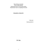 Prakses atskaite 'Prakses atskaite SIA "Later LTD" Pica Lulū', 1.