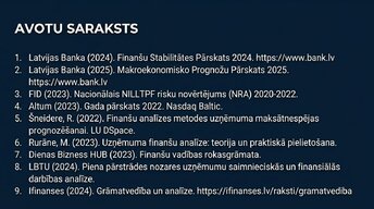 Prezentācija 'Finanšu pārskatu analīze Latvijā', 14.