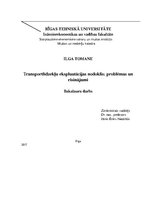 Diplomdarbs 'Transportlīdzekļu ekspluatācijas nodoklis: problēmas un risinājumi', 1.