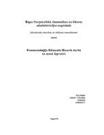 Referāts 'Fenomenoloģija', 1.