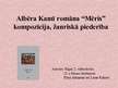 Prezentācija 'A.Kamī darba "Mēris" kompozīcija un žanriskā piederība', 1.