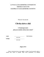 Konspekts 'Karjeras attīstība cilvēka dzīves ciklos', 1.