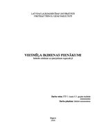 Referāts 'Viesmīļa ikdienas pienākumi', 1.