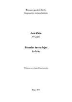 Konspekts 'Pasaules tautu dejas', 1.