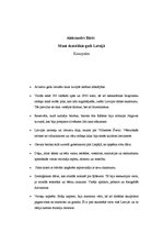 Konspekts 'Aleksandrs Bāris "Mani skaistākie gadi Latvijā"', 1.