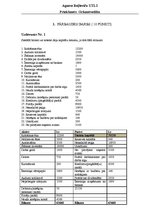 Paraugs 'Pārbaudes darbs grāmatvedībā', 1.