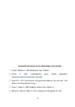 Referāts 'Organizācijas iekšējā un ārējā vide', 9.