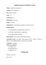 Konspekts 'Stundas konspekts matemātikā 2.klasei', 1.
