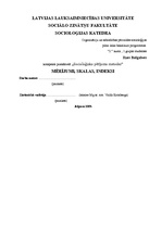 Konspekts 'Mērījumi, skalas, indeksi', 1.