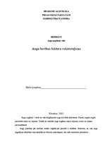 Konspekts 'Augu barības faktoru raksturojums', 1.