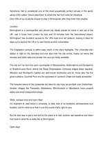 Referāts 'Inside Birmingham the City and the University ', 2.