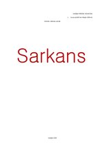 Referāts 'Sarkans', 1.