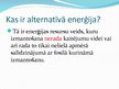 Prezentācija 'Alternatīvie enerģijas resursi', 2.
