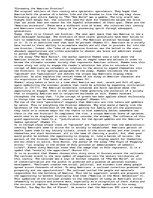 Eseja 'Consuming the American Frontier', 1.