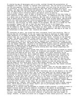 Eseja 'Pornography in the Media', 1.