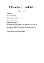 Konspekts 'R.Blaumaņa lugas "Indrāni" analīze', 1.