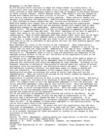 Eseja 'Management in the Near Future', 1.