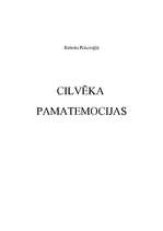 Referāts 'Cilvēka pamatemocijas', 1.