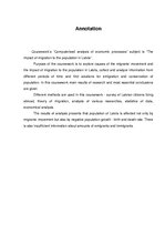 Referāts 'Datorizēta ekonomisko procesu analīze. Migrācijas ietekme uz iedzīvotāju skaitu ', 4.