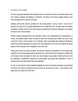 Eseja 'Is It Easy to Be Young?', 1.