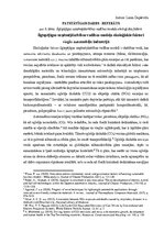 Eseja 'Ilgtspējīgas uzņēmējdarbības vadības modeļa ekoloģiskie faktori vieglo automobiļ', 1.