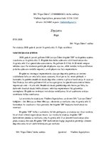 Konspekts 'Ziņojums', 1.