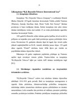 Konspekts 'Kompānija "R.J.Reynolds Tobacco International S.A."', 1.