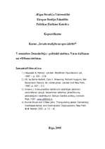 Konspekts 'Demokrātija - politiskā sistēma. Varas dalīšanas un vēlēšanu sistēmas', 1.