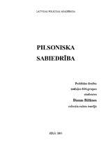 Referāts 'Pilsoniska sabiedrība', 1.