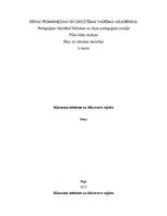 Eseja 'Klusuma ietekme uz līdzsvara sajūtu', 1.