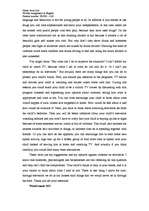 Eseja 'TV violence', 2.