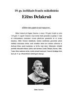 Referāts 'Ežēns Delakruā', 1.