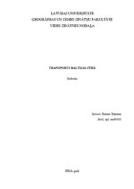 Referāts 'Transports Baltijas jūrā', 1.