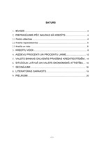 Referāts 'Kredīti', 2.